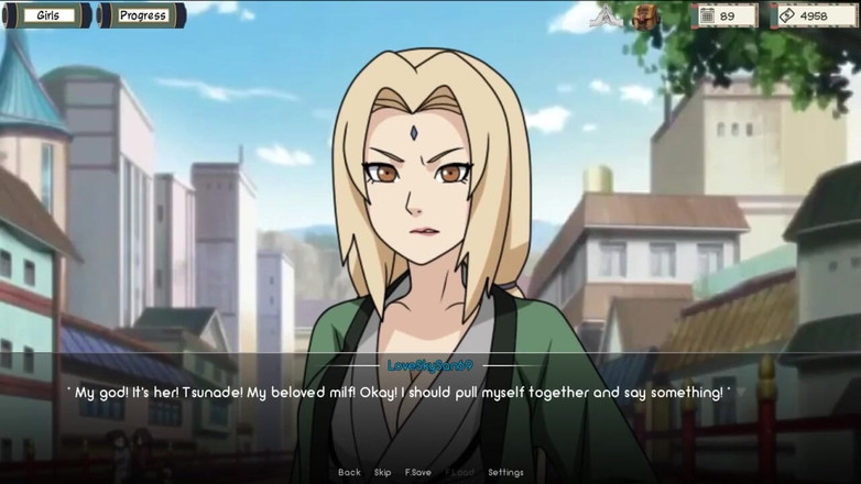 LoveSkySan69: Naruto - Kunoichi Trainer [v0.13] Část 37 Nahý Tsunade -sama od Loveskysan69