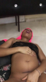 Dominican Girl Masturbates Until She Comes