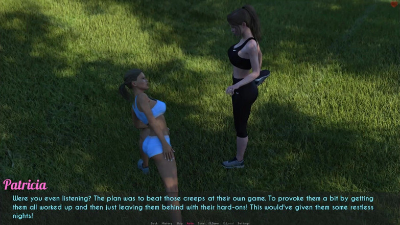 Visual Novels: O soție și o mamă vitregă, partea 66 - mame sexy superbe în parc