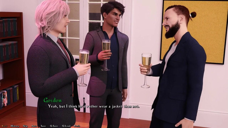 LoveSkySan69: Being a Dik 0.5.0 Part 80 in Away Party but She Is...