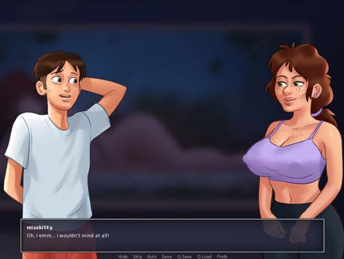 Miss Kitty 2K: Summertime saga - 艺术课- 第155部分