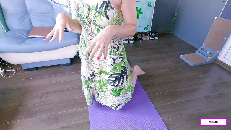 Milfetta: ステップおばさんとの護身術レッスン