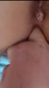 Hot Cunt Is Fingered From Behind Outdoors