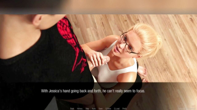 3DXXXTEEN2 Cartoon: Jessica's steeds decadenter wordende verlangens. 3D porno tekenfilmseks