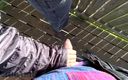 Project fun diary: Risky Outdoor Quickie with Girl in Jeans Ends with Cum...