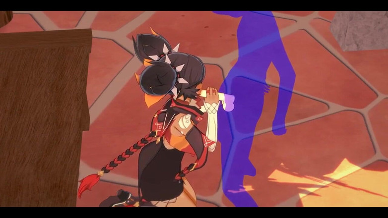 HentaiTubes: Genshin Impact Hentai - Xinyan honění a kouření - japonská asijská manga...