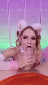 Kyler Quinn Licking and Sucking Big Cock POV