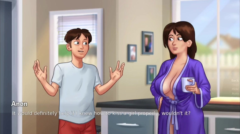 Xr Gamer: Debbie Finally Kissed Anon - Summer Time Saga Gameplay