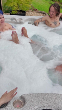 Girl Chat in the Hot Tub