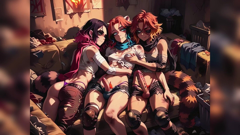 ASEFA: Futai în cur cu transsexuală în grup