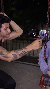 She Was Shy but Curious - Playground Interview Turns Into All-night Anal