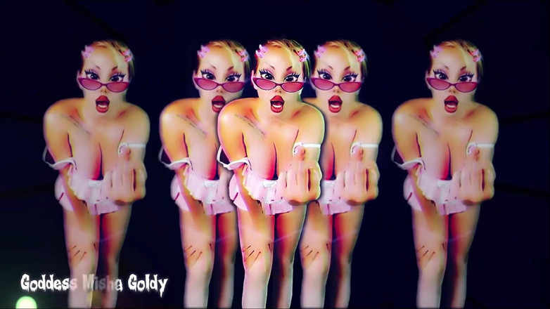 Goddess Misha Goldy: You are a pitiful loser with no life, keep edging,...