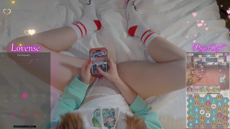 RussianQOS: Nutaku Project Qt + Lovense = Hentai Gamer Girl Overload Cosplay Ecstasy