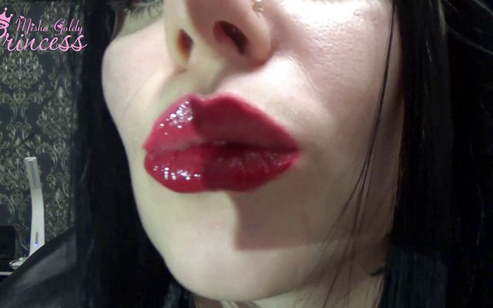 Goddess Misha Goldy: 2 lipsticks and gloss for my sexy lips!