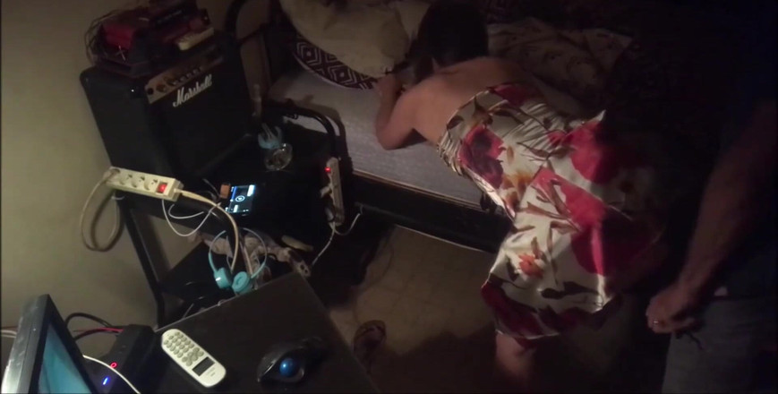 Sexy O2: Francuska amatorka, jebanie na pieska, satynowa