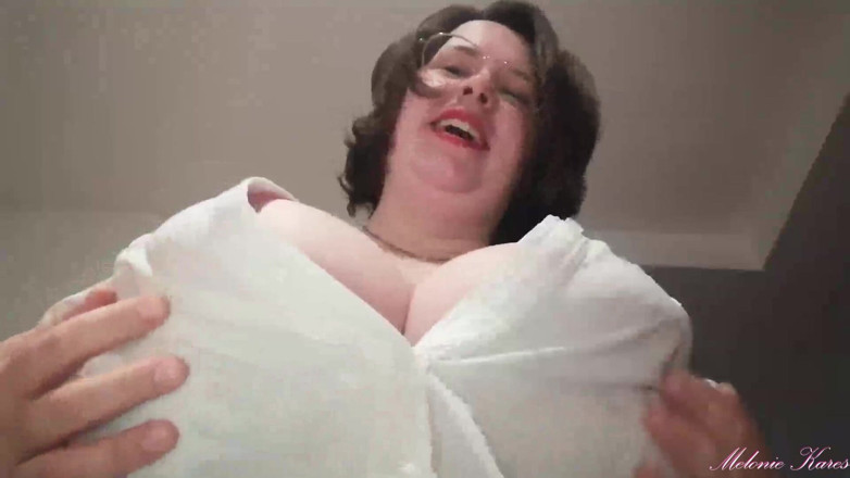 Melonie Kares: Huge tits secretary femdom pov riding