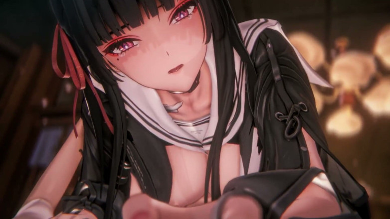 NSFWOtaku: Wuthering Waves - Rover POV Fucks Chisa Hard - 3D Hentai Animations