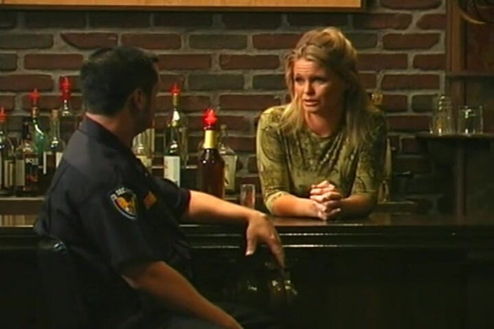 THAGSON RETRO: Blonde Babe Seduces Cop for Intense Oral and Hardcore Fuck