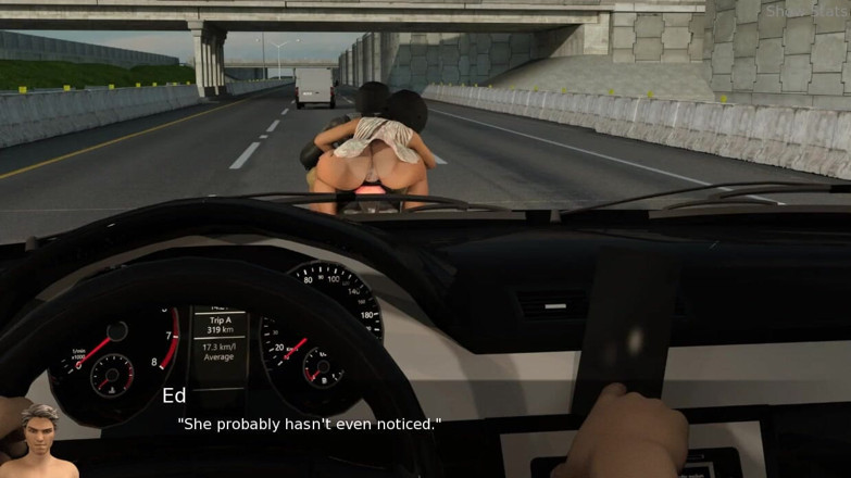 XXX Games Bunk: Project Hotwife - Gameplay - Roleplay - Wife Exposing Her While Driving in...