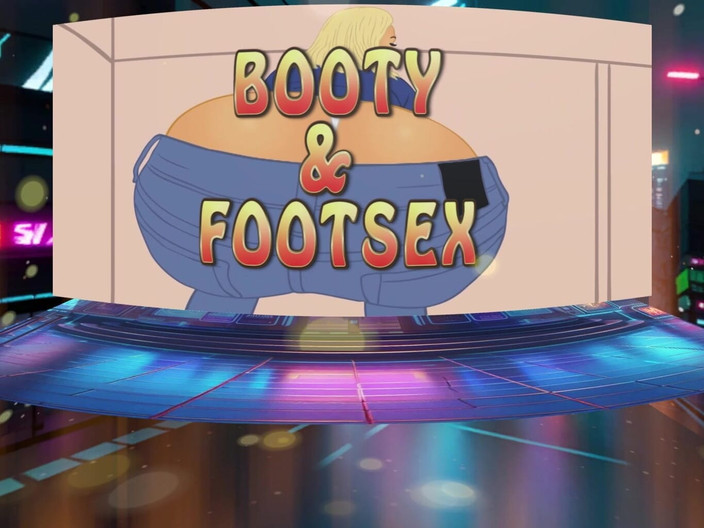 VR-Backalleytoonz: Booty&amp;footsex - se sexy PAWG Melanievr-4k