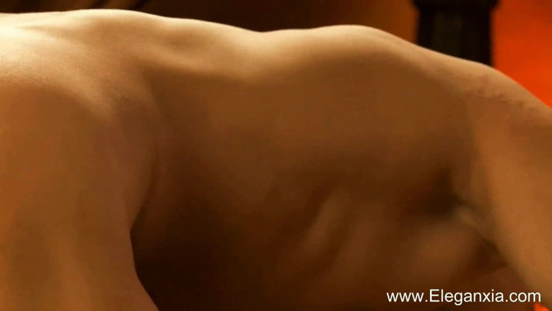 Eleganxia: Pierced blonde in rimming action in various positions