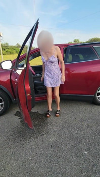 Cute Dress MILF Piss