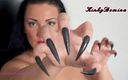 Kinky Domina Christine queen of nails: Charmed by my sharp stiletto nails