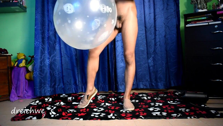 Dreichwe: Fodendo um balão transparente