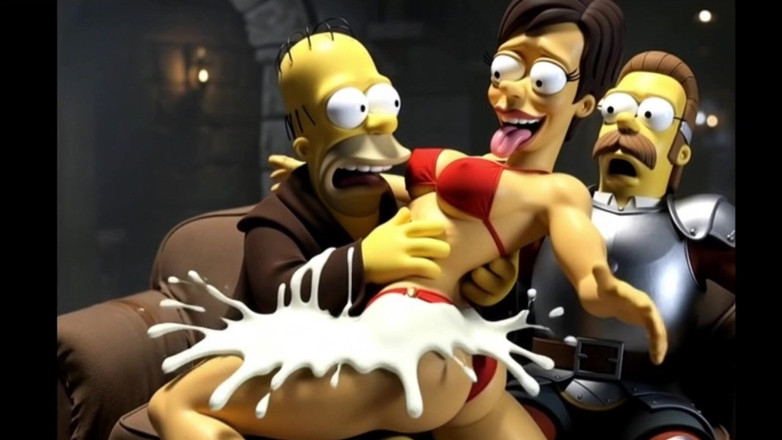 Octopussy Lovers Club: 私人戴绿帽子俱乐部。独家 3D 辛普森一家卡通模仿。