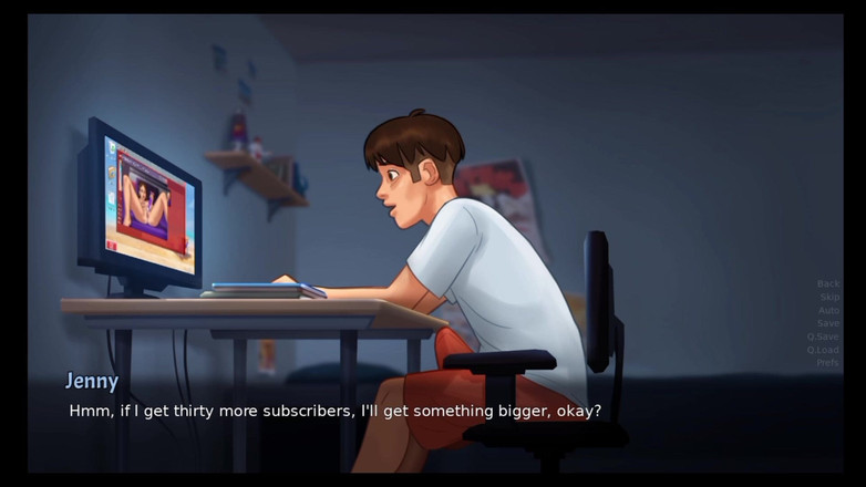 X_gamer: सौतेली बहन कैमशो समरटाइम सागा जेनी देखें