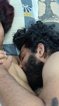 Hot Boobs Suck Romance by Malayali Desi Couple