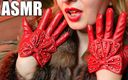 Arya Grander: Sexy ASMR com luvas vermelhas