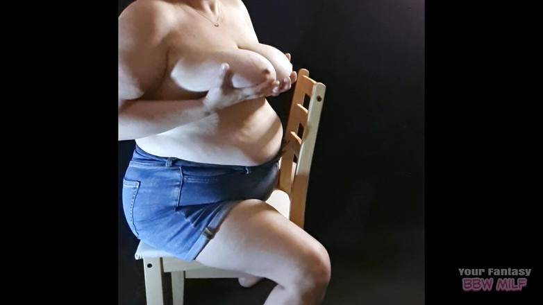 BBW_Wife: Erotické photoshoot - Velká zralá povislá milf prsa vkusně Natočeno při...