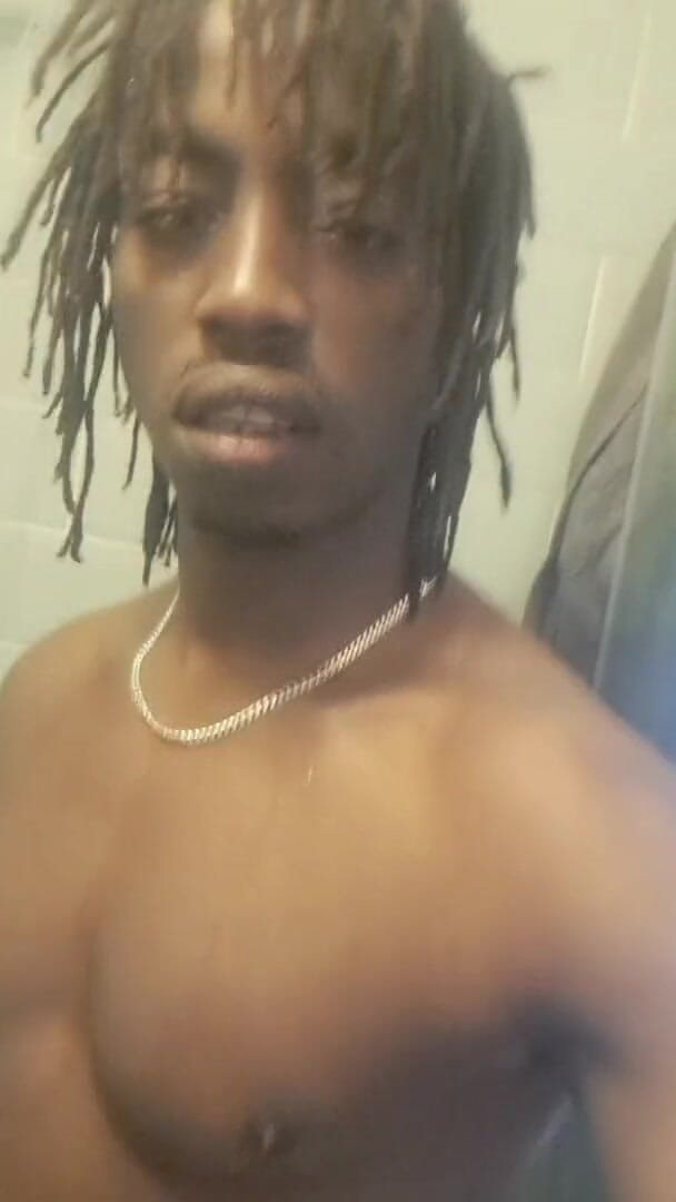 Big Black Cocks Cumming: Nata4sex showering and having a wank cumming