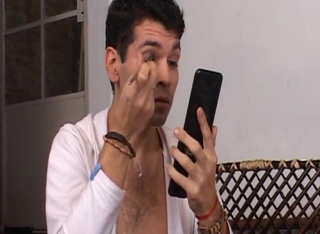 Bareback TV: Gay solo masturbation action