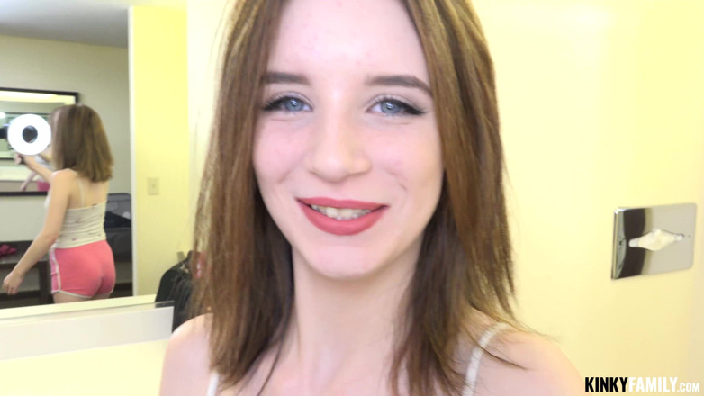 Kinky Family: Fucking stepbrother for a vlog
