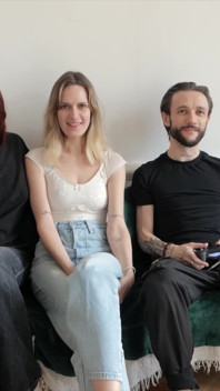 Amateur Threesome - Two French Goddess Share a Lucky Man.