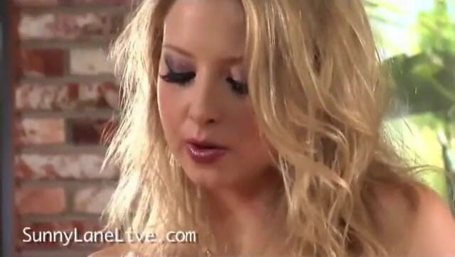 Sunny Lane: Sunny Lane hot solo dildo fucking!!