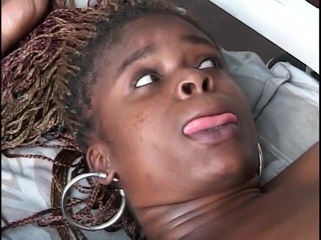 CBD Media Interracial: Young MILF ebony with big nipples loves to blow american...