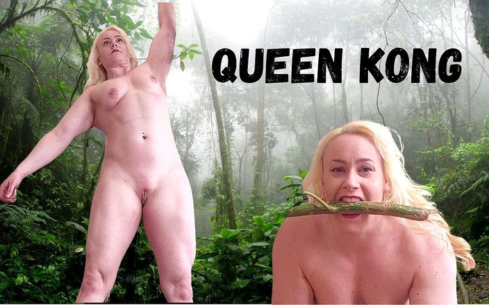 Michellexm: Queen Kong muscle girl poledance