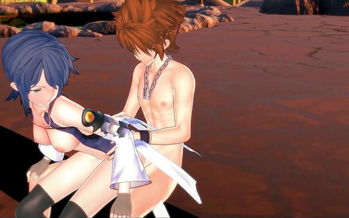 Hentai Smash: Aqua gives Sora a blowjob before getting fucked doggystyle, lets...