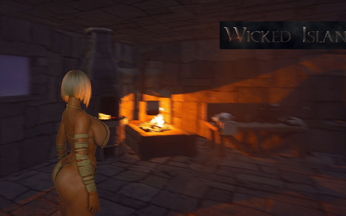 Adult Games by Andrae: EP8: Доспеха скамейка и котел огненной скамейки - обновления Wicked Island Stone House