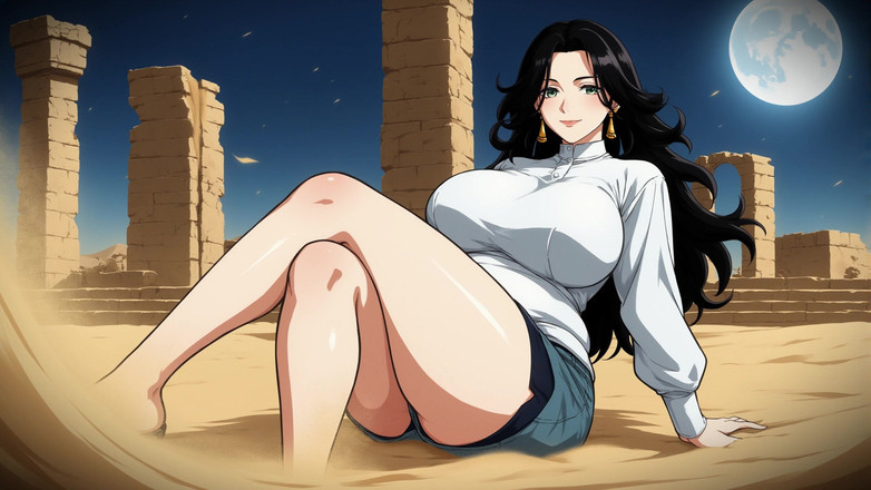 AI Porn: Мультяшные женщины в пустыне Ai