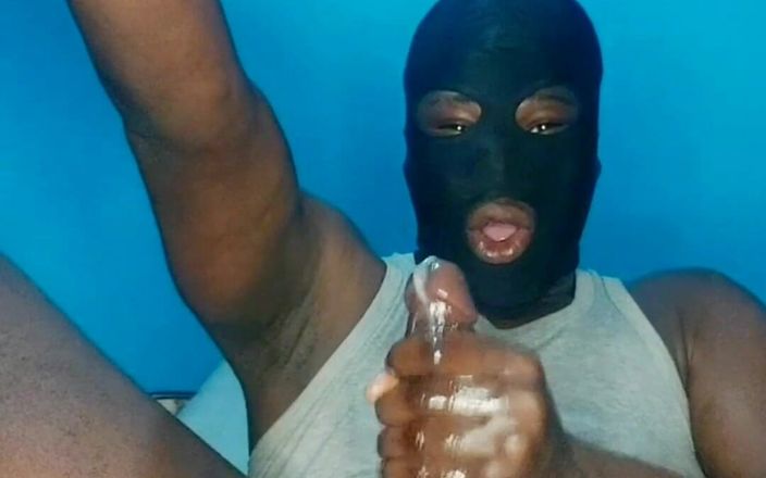 Bbc Godaddy: Horny Black Huge Cock Raise Legs and Jerks off to...
