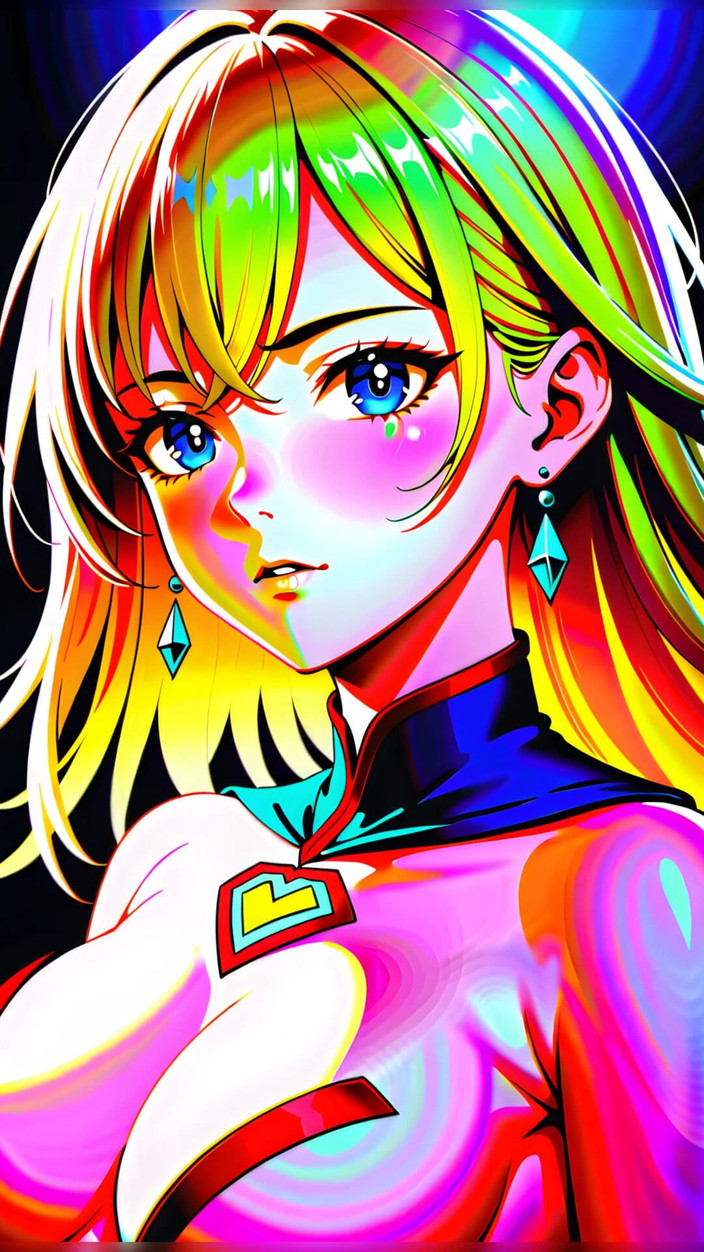 LustRender: Radiant Skystar - Nsfw 充满希望的超级英雄 ai 幻灯片