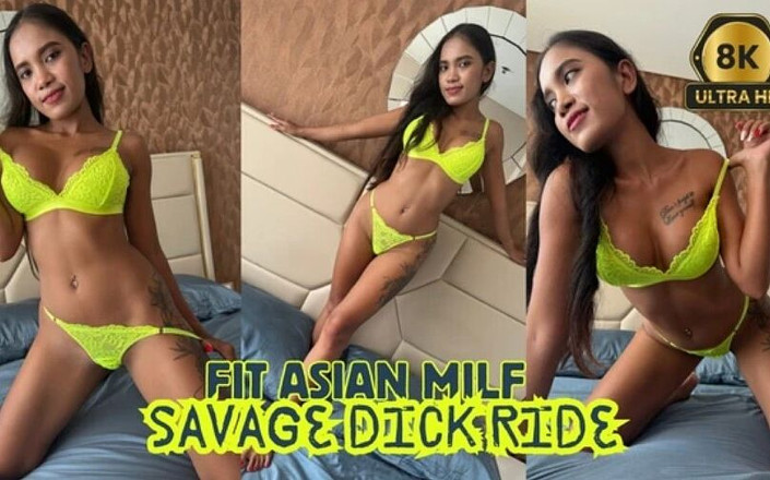 AsianSexVR: Fit asiática milf selvagem cavalgando
