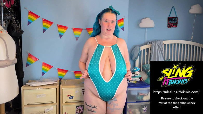 Alice_Mayflower_Scottish: Birthday Sling Bikinis Unboxing - Solo Girl