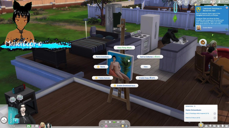 Manor Cookie: Sims 4 - Überarbeitet die Sims und eine MILF und eine goth MILF...