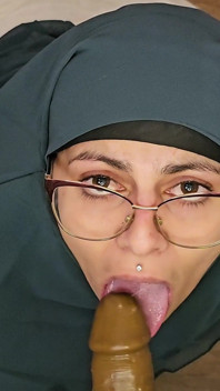 POV Sucking BBC Dildo