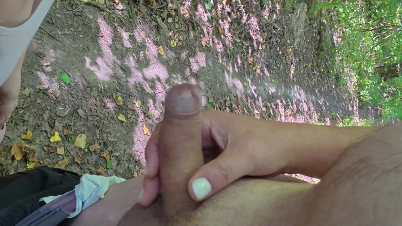 DevilbitchNat: Sucking Cock in the Woods